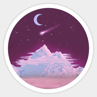 Purple Mt. Majesty Sticker